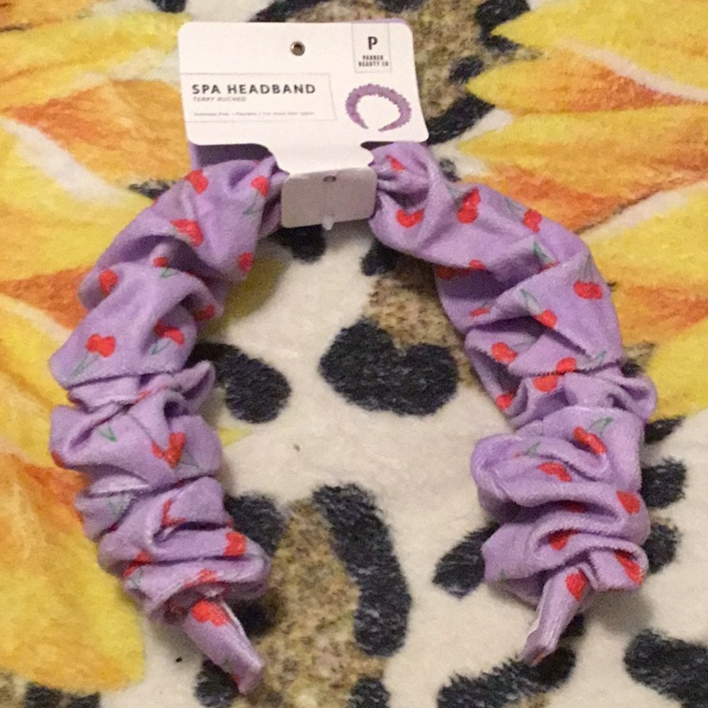 Cherry Spa Headband NWT